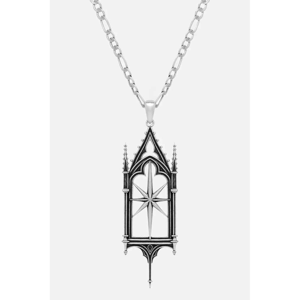 Restyle - Sanctum star Necklace - Silver coloured